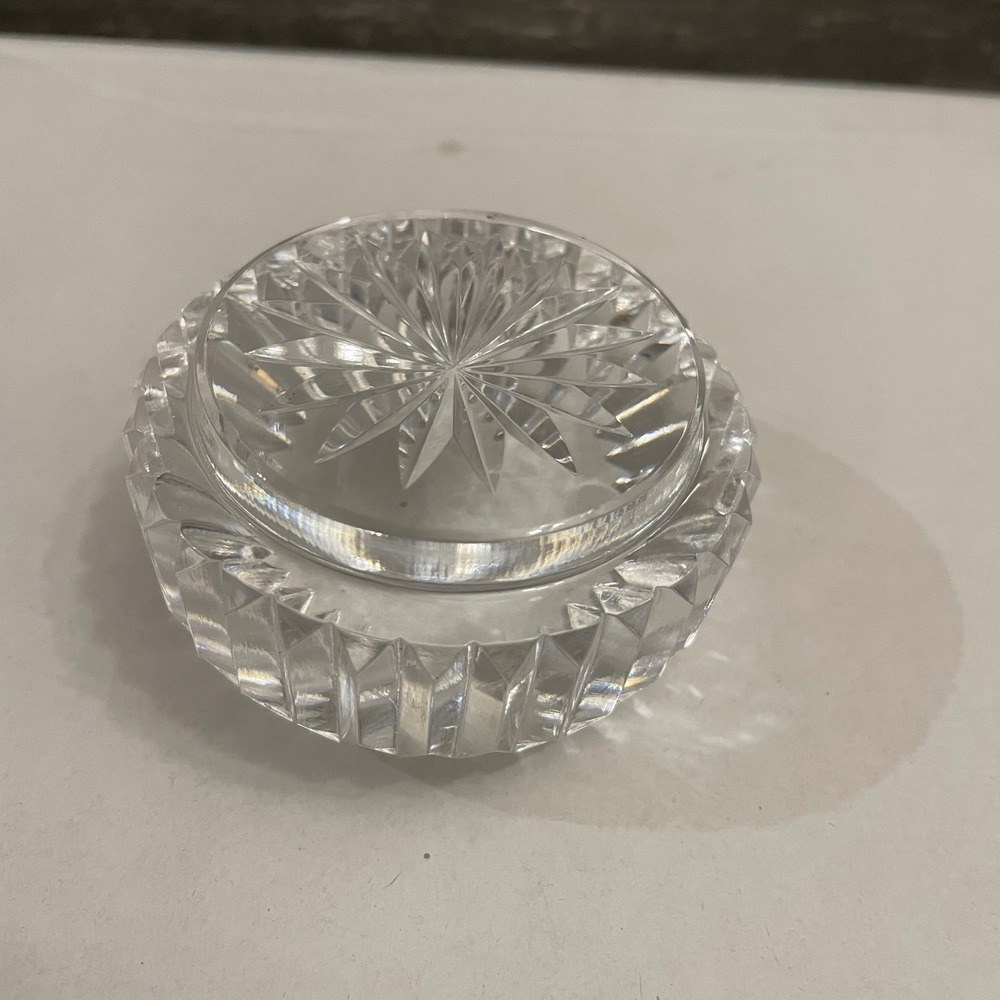 Waterford Crystal Paperweight faceted Cut crystal Decorative 1.5"x3" - Picture 1 of 5